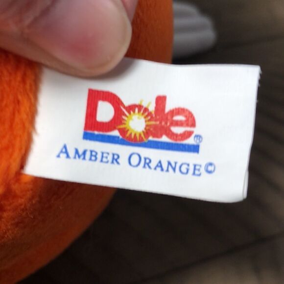 NWT Rare 1997 Amber Orange 🍊 Doll by Dole Polyester Washable Fun gift. - Picture 13 of 16